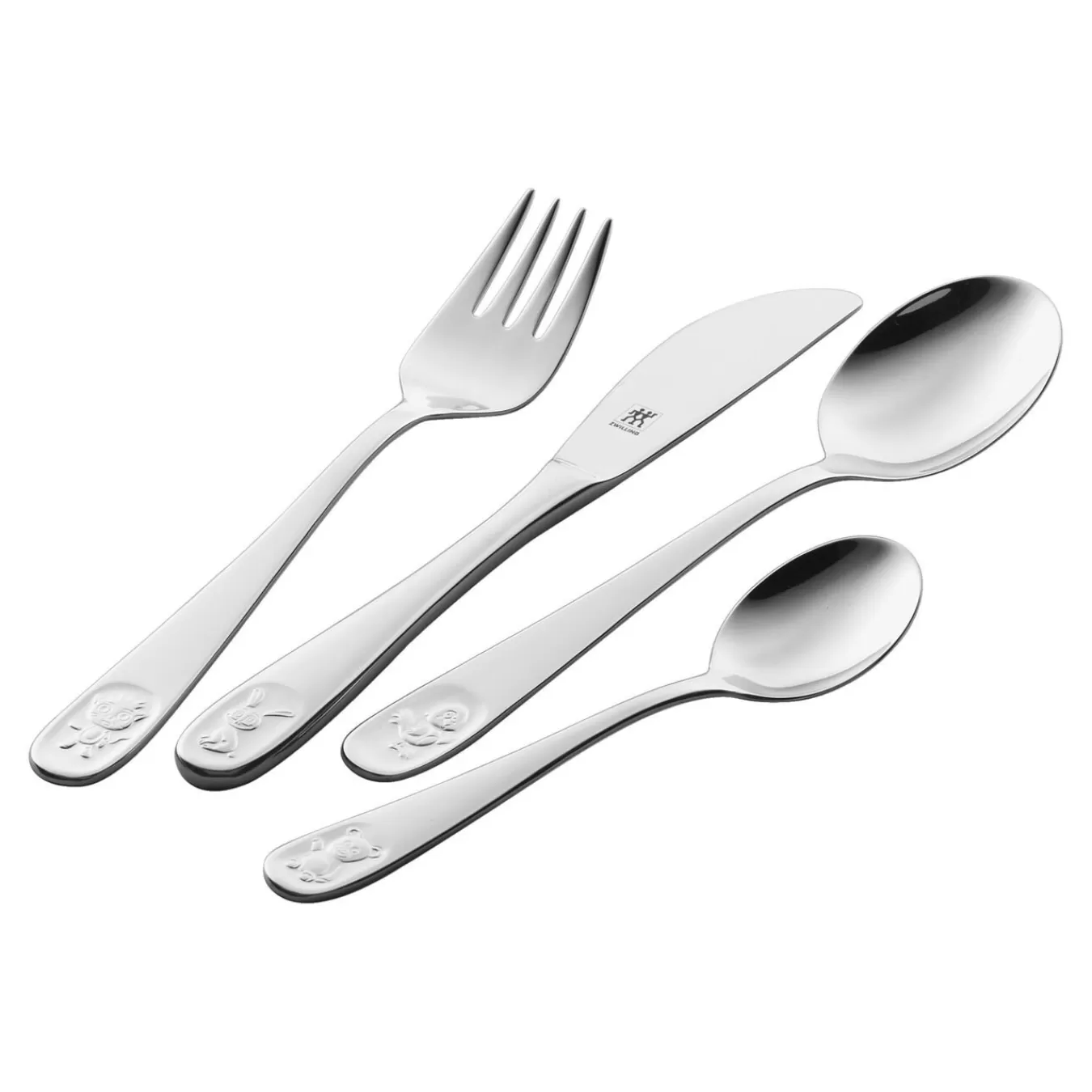 ZWILLING Kinderbesteckset 4-Tlg, Poliert Silber Outlet
