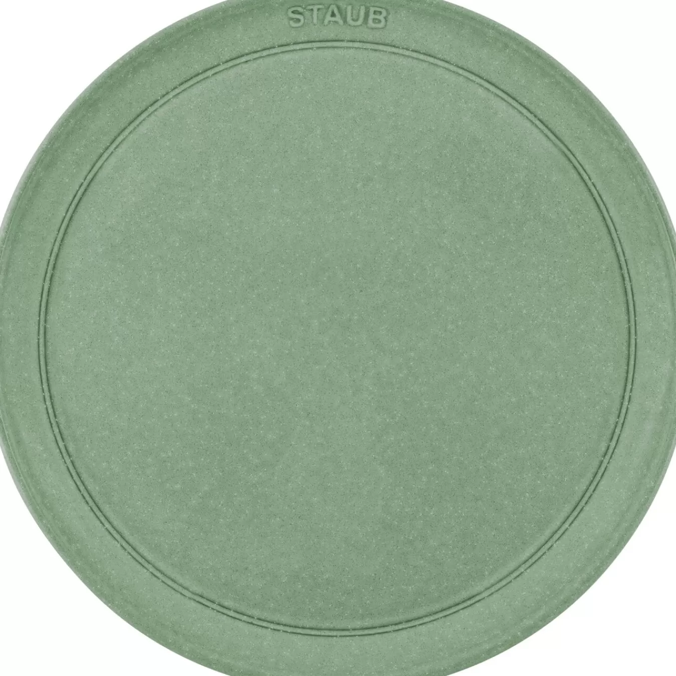 STAUB Teller Flach 26 Cm, Keramik, Salbeigrun Cheap